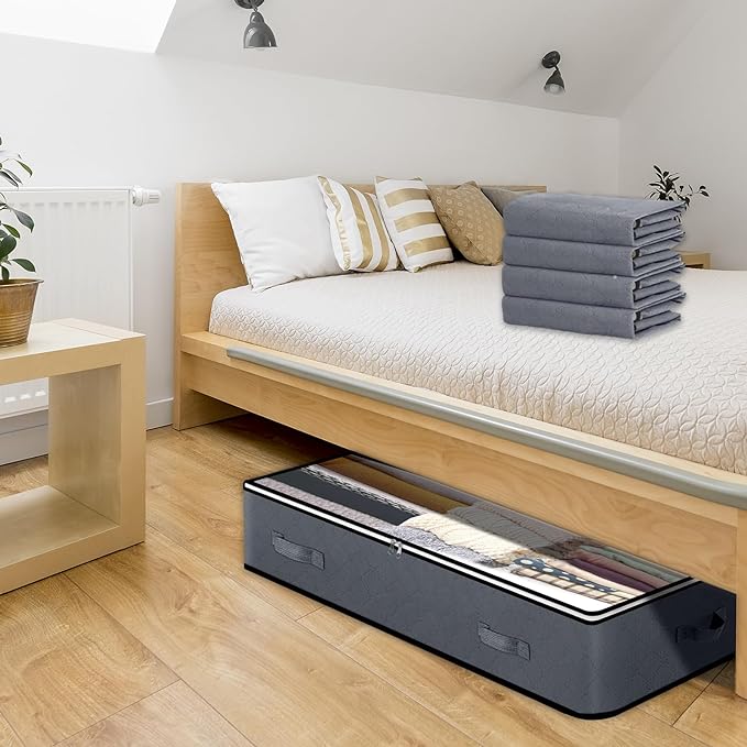 6 Pack Under Bed Storage Containers