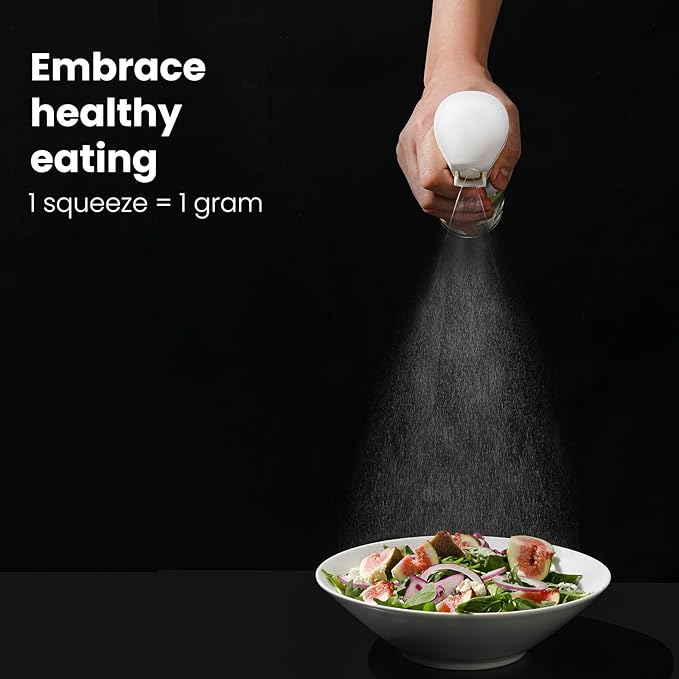 Mistifi oil spray Fine Mist Spray Bottle for Air Fryer,Healthy Nonstick Frying,Food Grade Premium Spray Bottle with Portion Control for Salad, Frying, BBQ Kitchen Use (150ml Glass bottle 637)