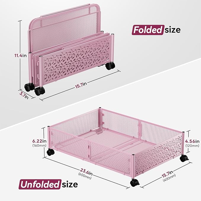 Under the Bed Storage Containers with Wheels, Under Bed Storage