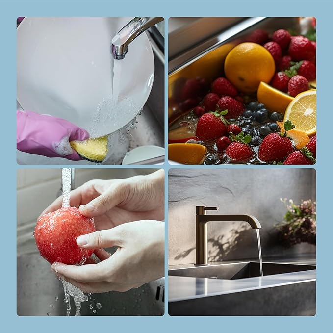 Hibbent All Metal Stainless Steel 3 in 1 Kitchen Sink Drain Strainer, Upgraded Anti-Rust Sink Stop Combo, Anti-Clogging Stainless Steel Basket Strainer with Metal Handle for US Standard 3-1/2" Drain