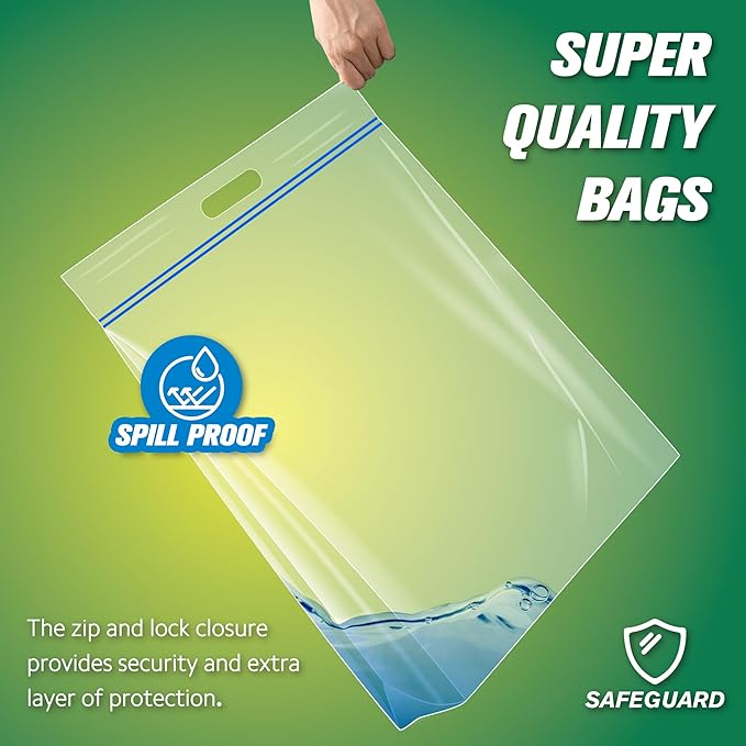 10 Gallon Large Storage Bags, Pack of 10