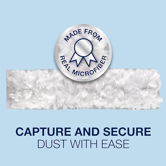 Bona Disposable Duster Refills - 9 Pack - High Performance Dusting System - Microfiber Dusters Remove Dust and Pet Hair for Quick Spot Cleaning