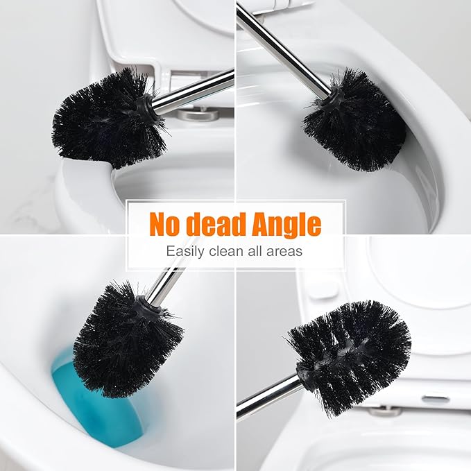 Ibergrif Bathroom Brushes, Stainless Steel, Silver, One Size
