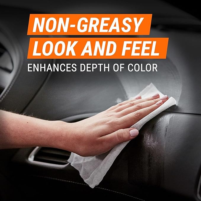 Armor All Ceramic Car Leather Cleaning Wipes, Use on Heated Seats, Includes Ceramic Leather and Extreme Protectant Wipes - 2 Count