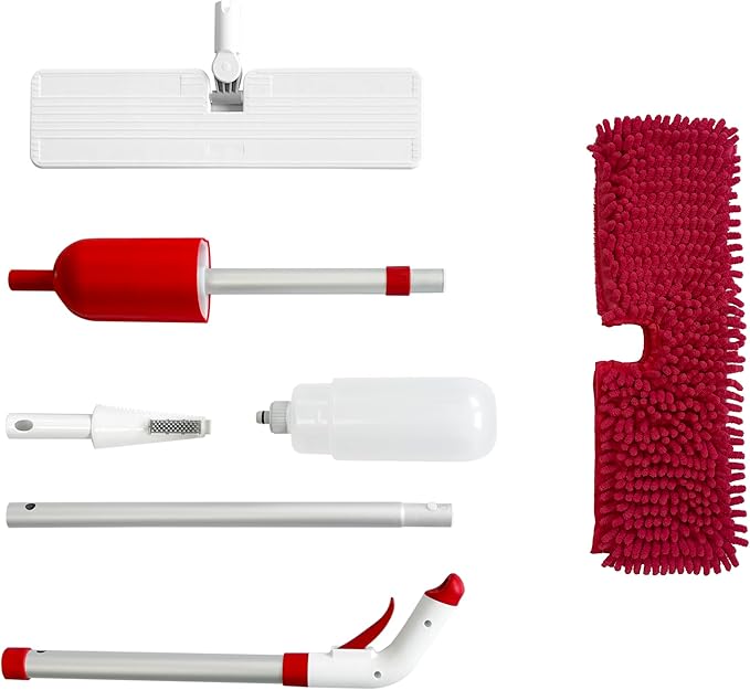 Spray Mop for Floor Cleaning Wet & Dry Mops Multi-Purpose Spray Mop - 2-in-1 Dry and Wet Microfiber Floor Cleaning mop,Comes with a 650 ml Reusable can Bottle