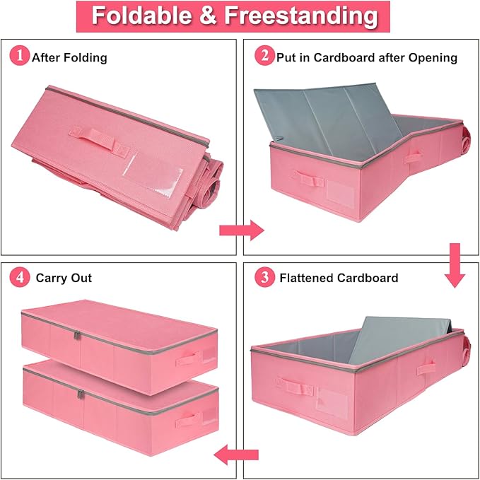 Under Bed Storage Containers, Dorm Room Essentials For Girls