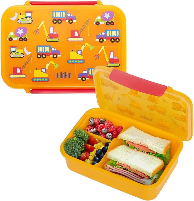 Wildkin Reusable Food Container for Kids – Airtight, Leak Resistant, Dishwasher Safe - Under Construction