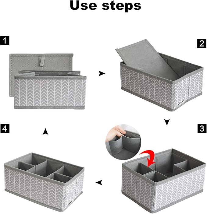 VERONLY Cosmetic Storage Bins Makeup Organizer, Adjustable Multifunction Storage Box Desk Drawer Divider for Makeup Brushes
