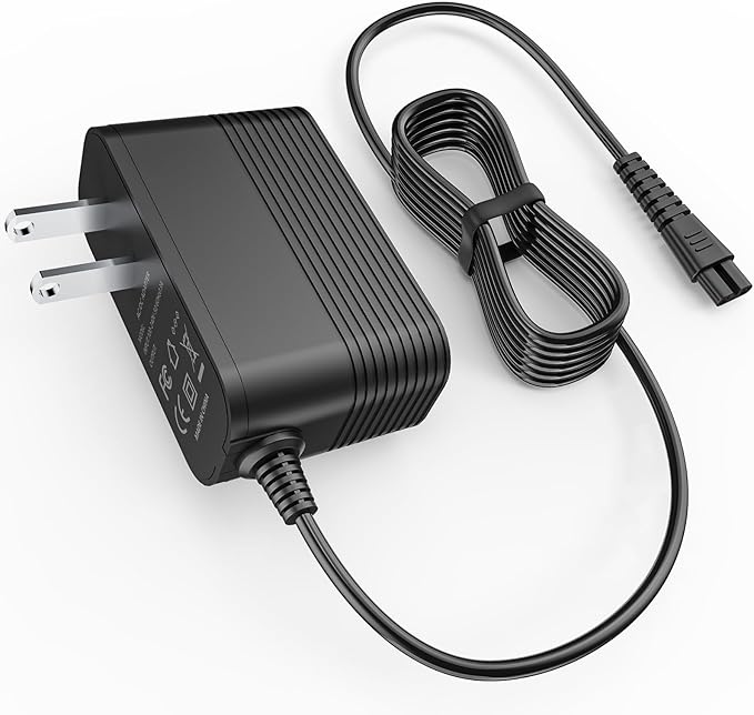 Charger for Voweek Electric Spin Scrubber Compatible with Voweek VWS211/SP02/ LABIGO LA1 Electric Spin Scrubber Power Cord Charger