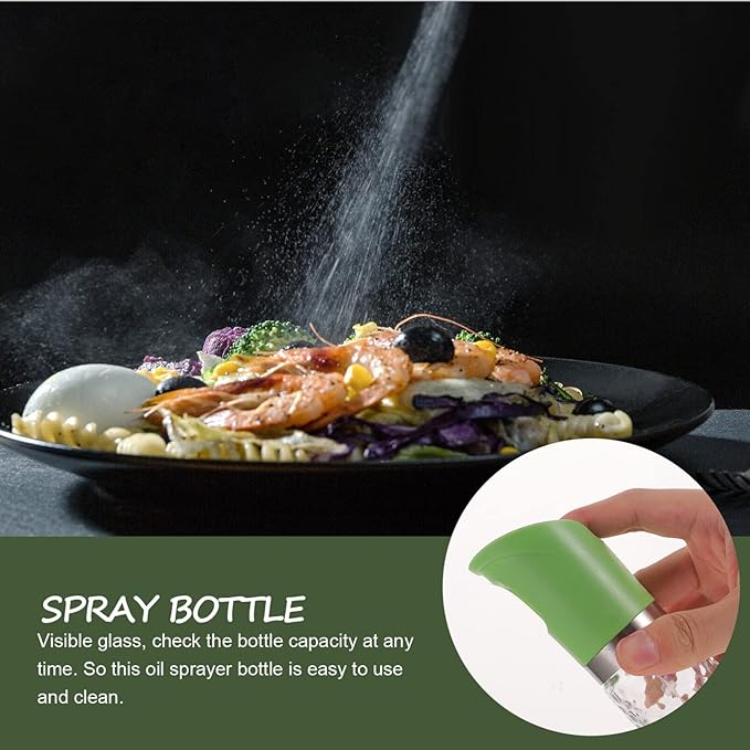 CALLARON Oil Sprayer Sauce Bottle 260ml Press Type Oil Dispenser Kitchen Mister for Cooking