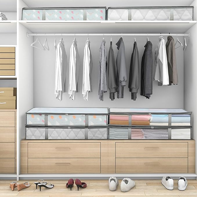 2 Pack Under Bed Storage Containers Bins