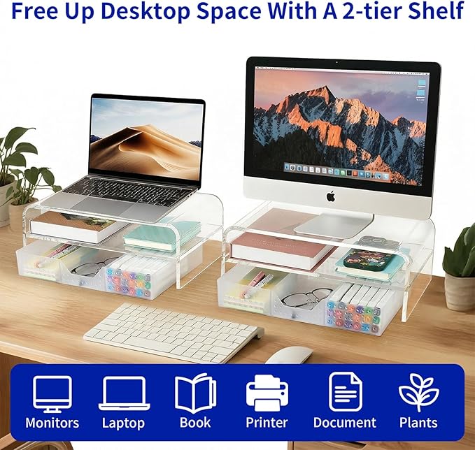 Acrylic Clear Desk Organizers and Accessories
