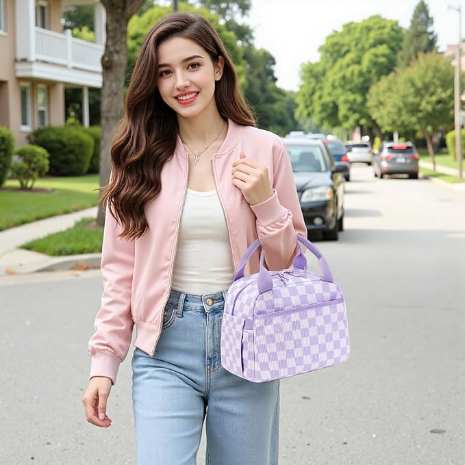 Bluboon Corduroy Lunch Bag - Large 15L - Women/Men