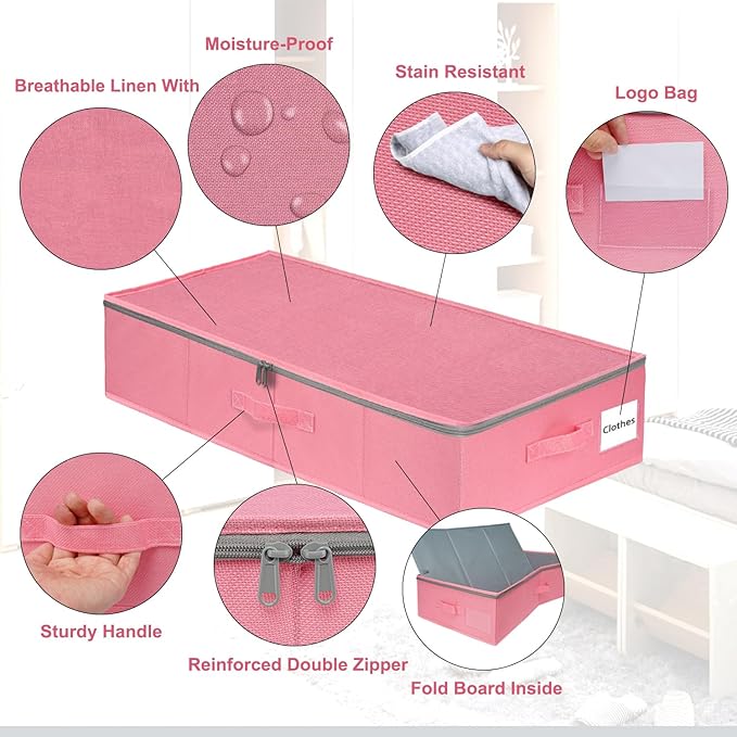 Under Bed Storage Containers, Dorm Room Essentials For Girls