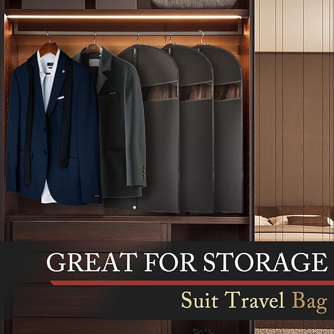 10 Pack 40-inch Garment Bags for Travel