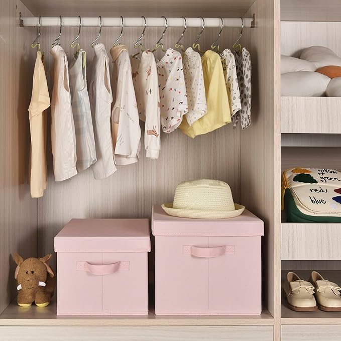 SAYS Storage Bins Fabric, Large Storage Bins with Lids