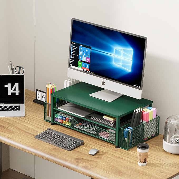 Desk Organizers and Accessories, Dark Green