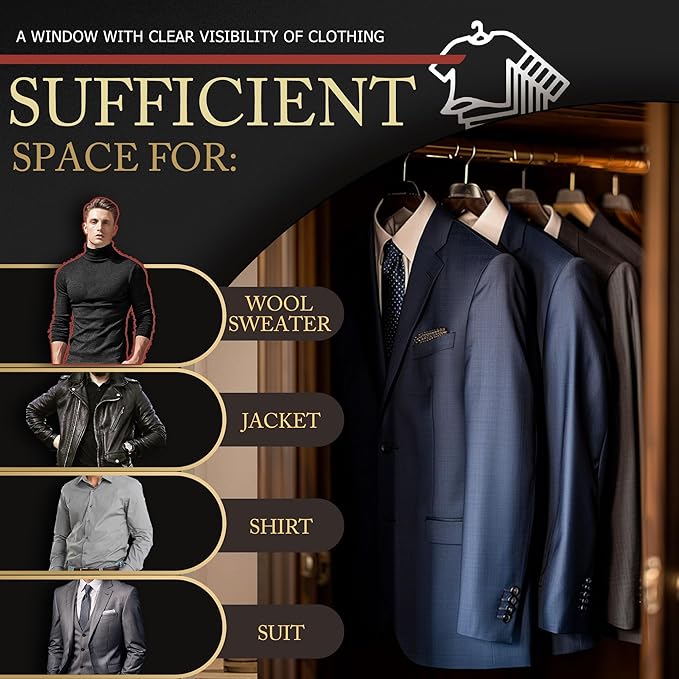 10 Pack 40-inch Garment Bags for Travel