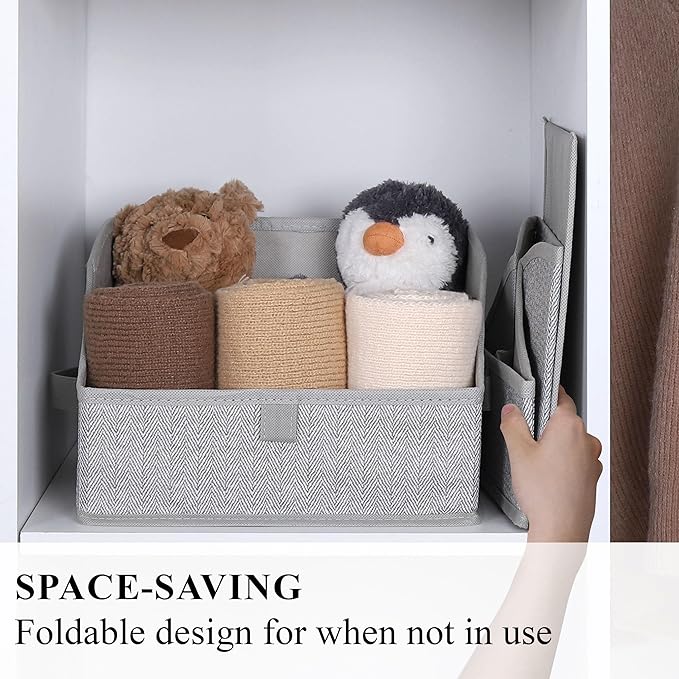 3 Pack Large Closet Storage Bins