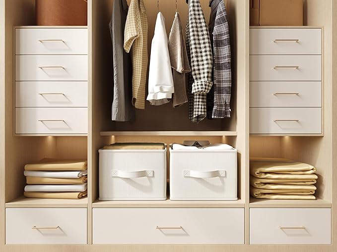 Fabric Storage Bins, Closet Bin Shelf Organizer Shelf Basket