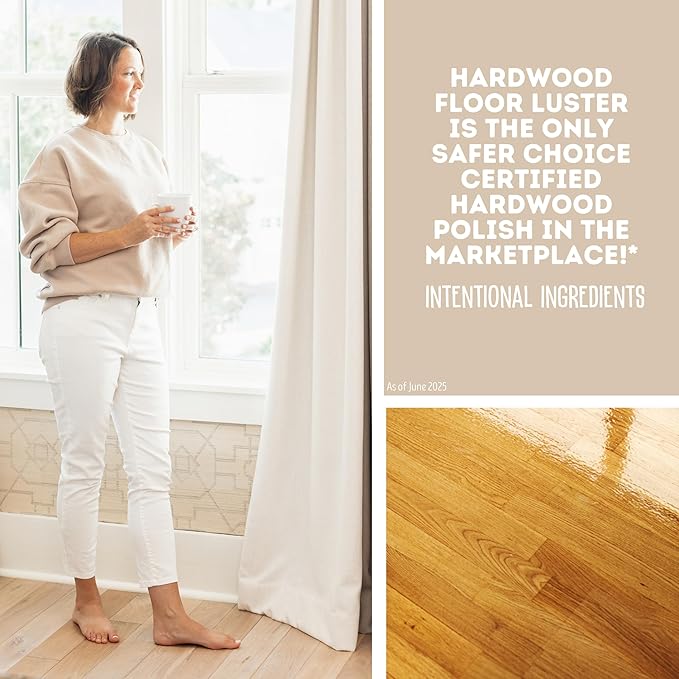 Quick Shine Ultimate Gold Clean + Polish Mop Kit | All-in-One 10 Pc Kit w/Interchangeable Attachments | Floor Polish Included | No Batteries Needed | Pro Cleaning for Hardwood Floors | 2-in-1 Mop