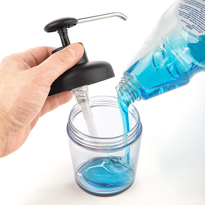 PrepWorks Soap Pump, 9 Ounce – Multicolor, Stylish and Convenient Soap Dispenser for Kitchen or Bathroom