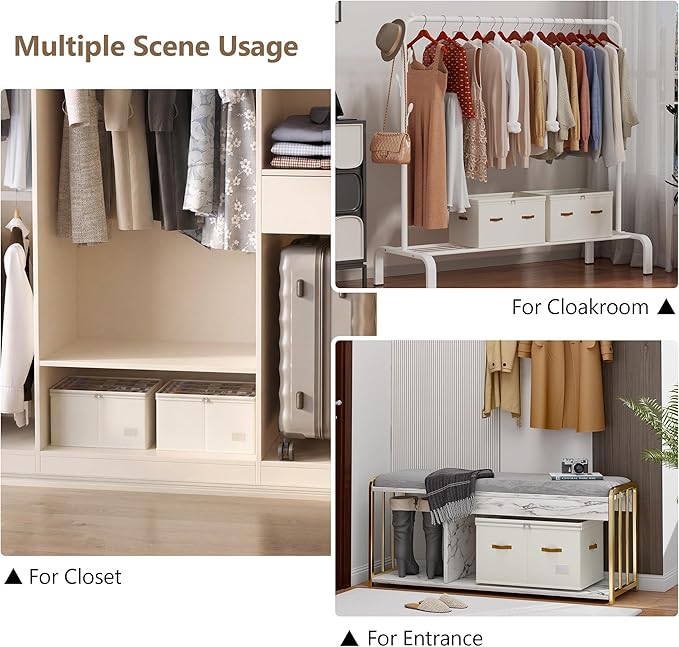Shoe Organizer for Closet, Fit 12-24 Pairs