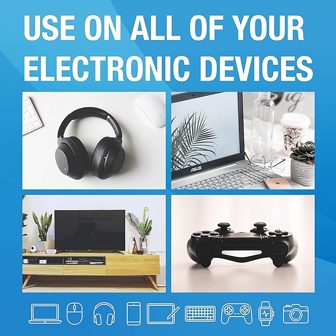 MiracleSpray for Electronics Cleaning, Safe Multisurface Cleaner for Any TV, Phone, Monitor, Keyboard, Screen, Computer, Includes Microfiber Towel