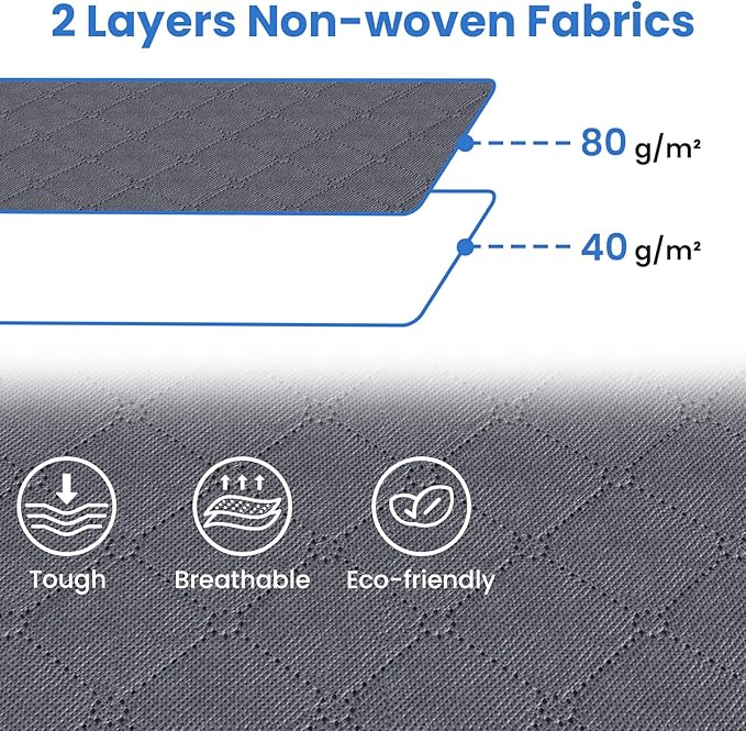 Fab totes Storage Bags, Grey,4 Pack