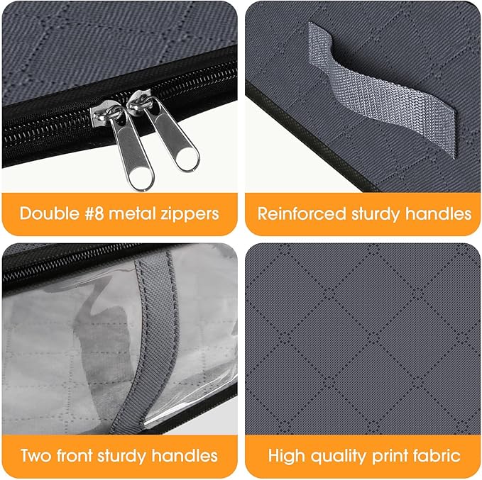 Under Bed Storage Bags 3 Pack, Seasonal Clothing