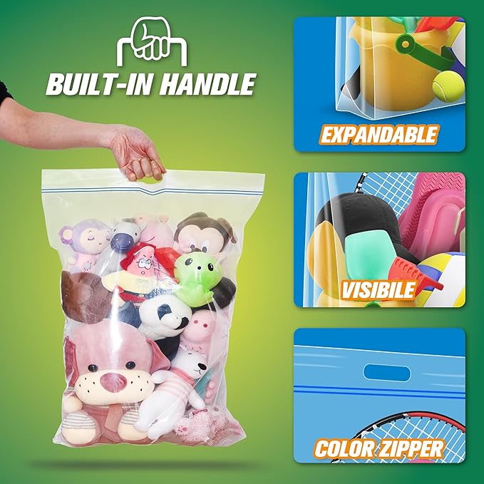 25 Gallon Jumbo Storage Bags, Pack of 3