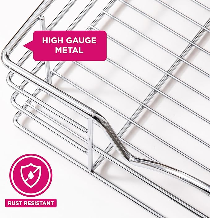 HOLDN’ STORAGE Pull Out Cabinet Organizer, Slide Out Drawer for Kitchen Cabinets & Pantry, Roll Out Shelf for Pots, Pans & Under Sink Storage, Heavy-Duty Full-Extension, 17" W x 21" D x 5" H