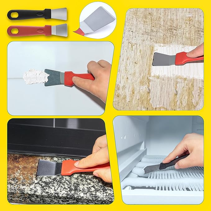 Crevice Cleaning Brush, Hard Bristle Crevice Cleaning Brush, Cleaning Brushes for Household Use, Kitchen Scrub Brushes for Cleaning,Laundry Room Organization, Grout Brush, Bathroom Cleaning Supplies