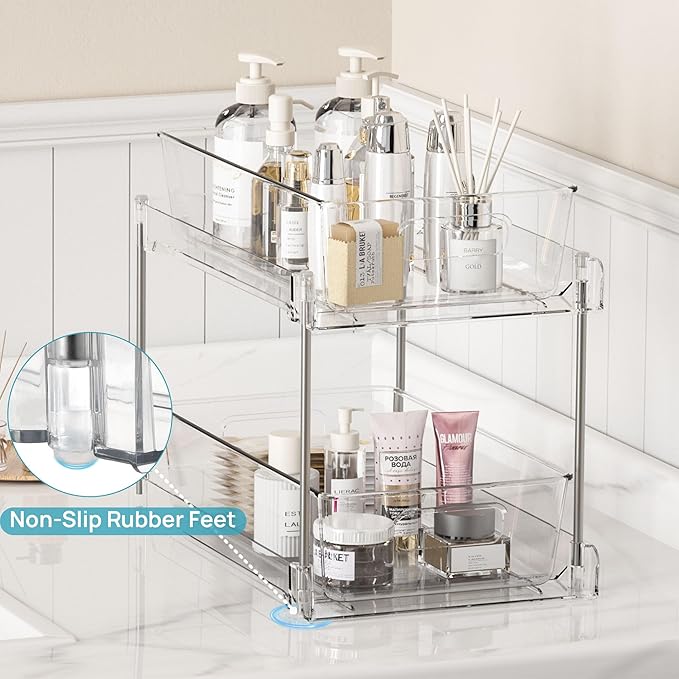 2 Tier Bathroom Storage Organizer