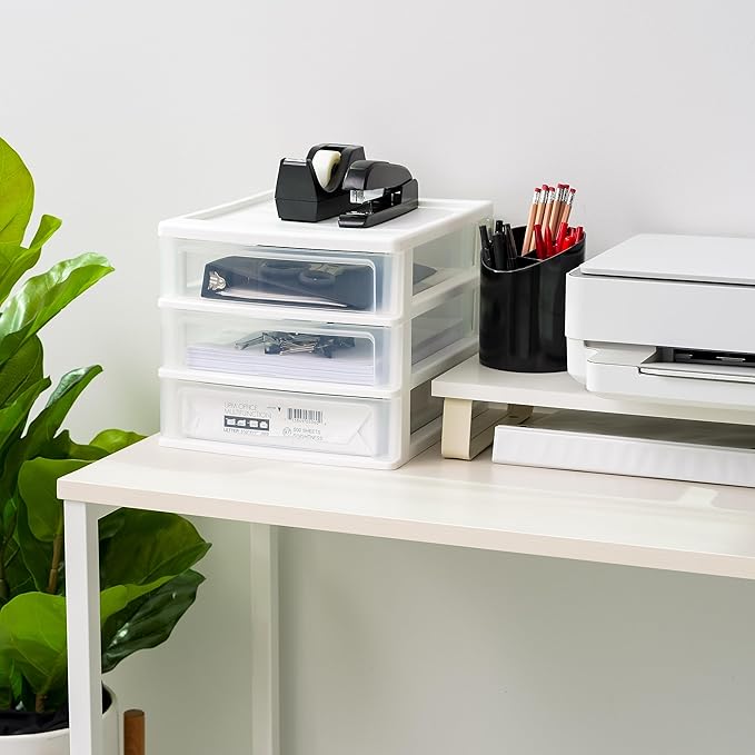 USA Medium 3-Drawer Stacking Desktop Organizer, 1 Pack