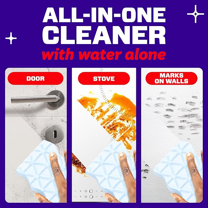 Mr. Clean Magic Eraser Sponge, All Purpose Cleaner, Cleaning Scrubber, Wall, Sneaker, Kitchen, Bathroom, Shower Cleaning Supplies, Melamine Sponge