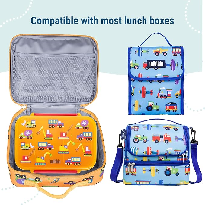 Wildkin Reusable Food Container for Kids – Airtight, Leak Resistant, Dishwasher Safe - Under Construction