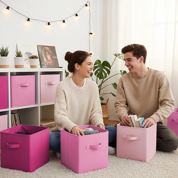 SAYS 11 Inch Cube Storage Bins, Cube Storage Organizer, 8-Pack