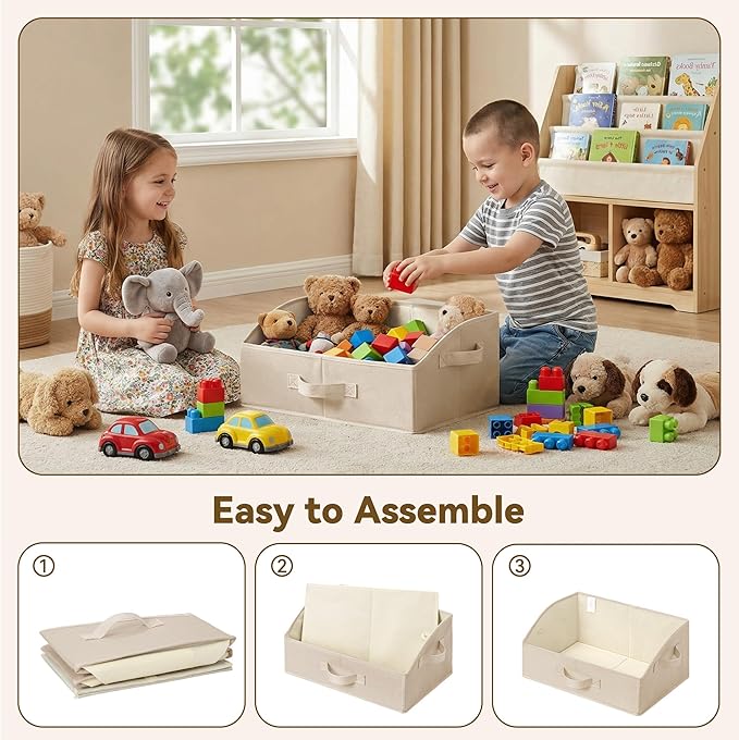 SAYS Closet Shelf Baskets, Storage for Purses, Trapezoid Closet Storage Bins