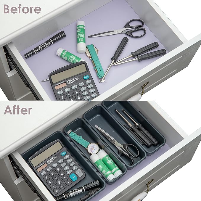 Office Drawer Organizers Bins Junk Drawer Organizers Tray Storage Dividers