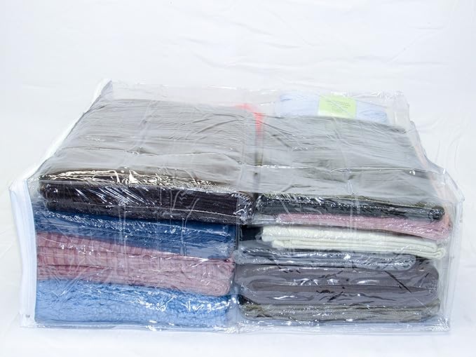 5-Pack X-Large (20" x 23" x 8") Heavy Duty Vinyl Zippered Storage Bags (Clear)
