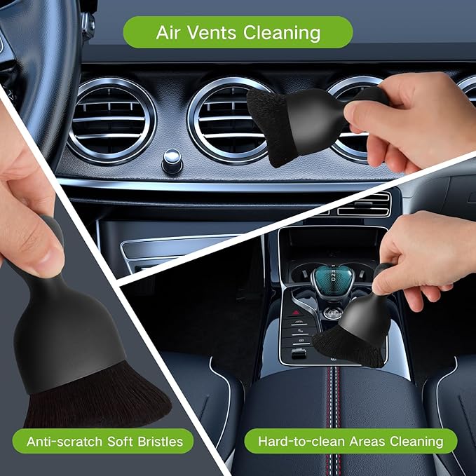 Qydipclin 10pc Window Cleaning Kit - Car Interior Glass Cleaner