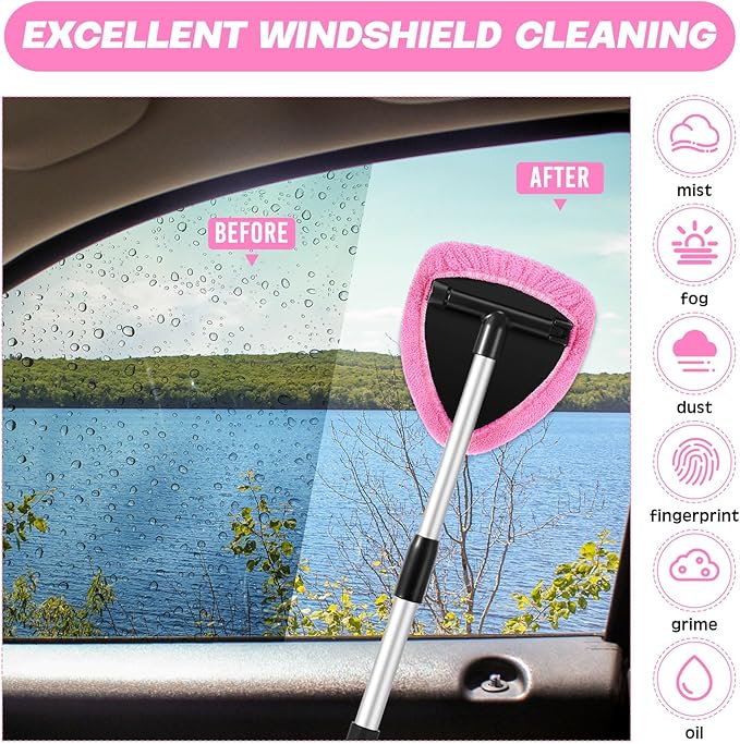 Baderke 10 Windshield Cleaner Tool Kit - Pink