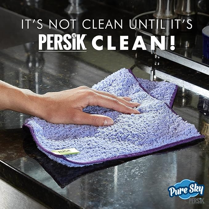 Pure-Sky Magic Deep Clean Cleaning Cloth – JUST ADD Water No Detergents Needed - Multipurpose Ultra Microfiber Cloth - Stick-Attachable for Mop