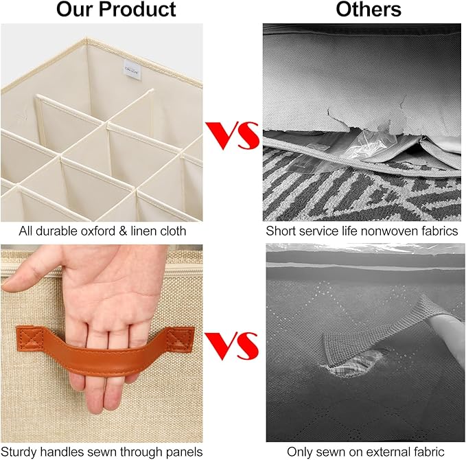HOME Shoe Organizer for Closet 2 Pack, Fits 32 Pairs TP12J