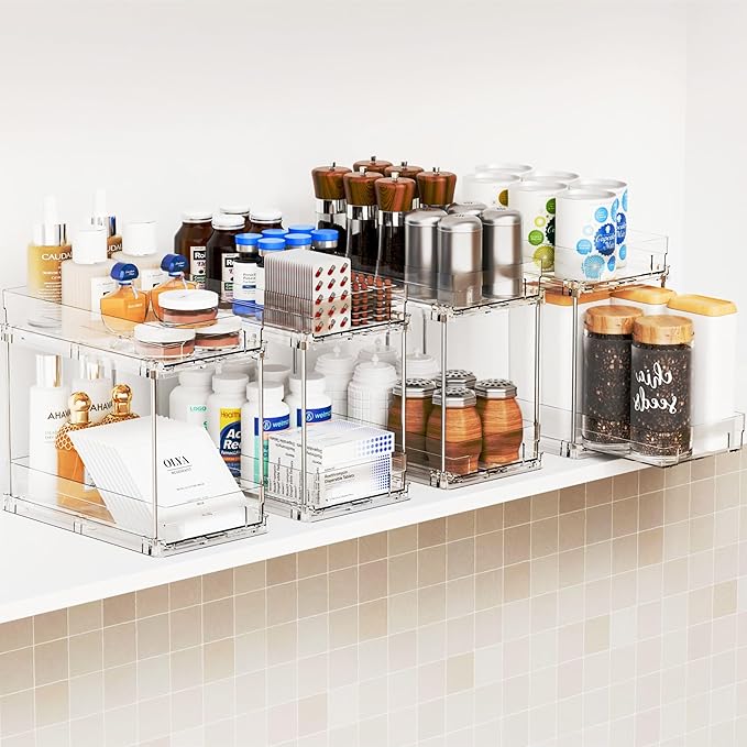 4 Set Bathroom Organizers and Storage