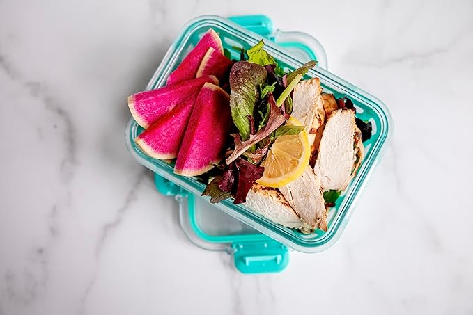 Ello Duraglass 3.4 Cup Meal Prep Sets 6Pc, 3 Pack Set- Glass Food Storage Container with Silicone Sleeve and Airtight BPA-Free Plastic Lids