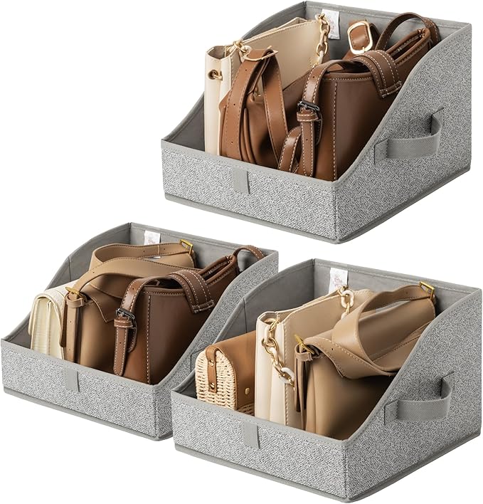 SAYS Trapezoid Storage Bin, Closet Shelf Organizers