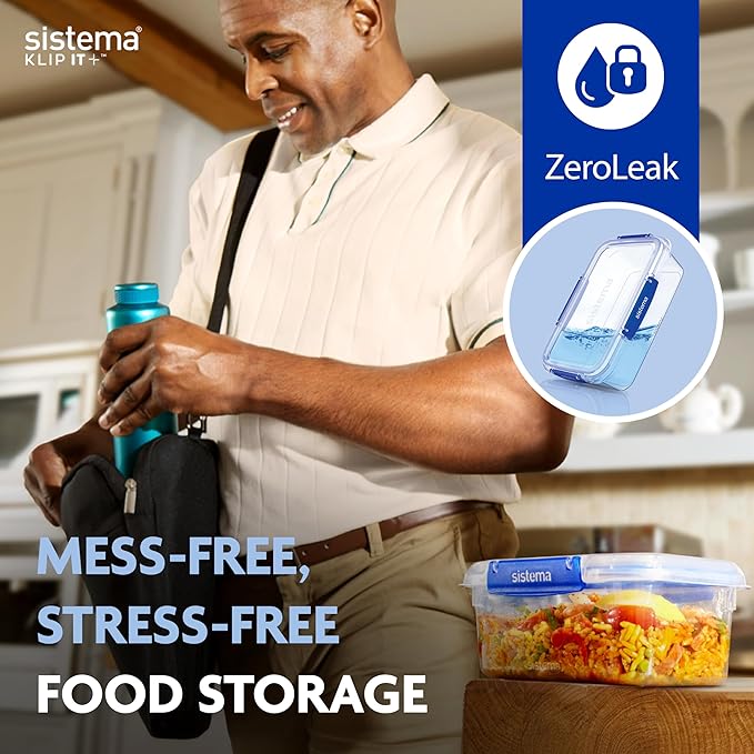 KLIP IT+ 3.35L Rectangle Food Storage Containers (3-Pack)