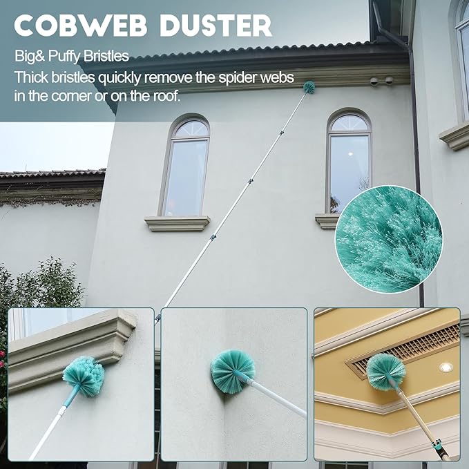 TelesPro 36ft High Reach Duster Kit - Window Cleaning & Dusting